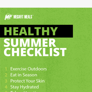 Healthy Summer Checklist 🍉