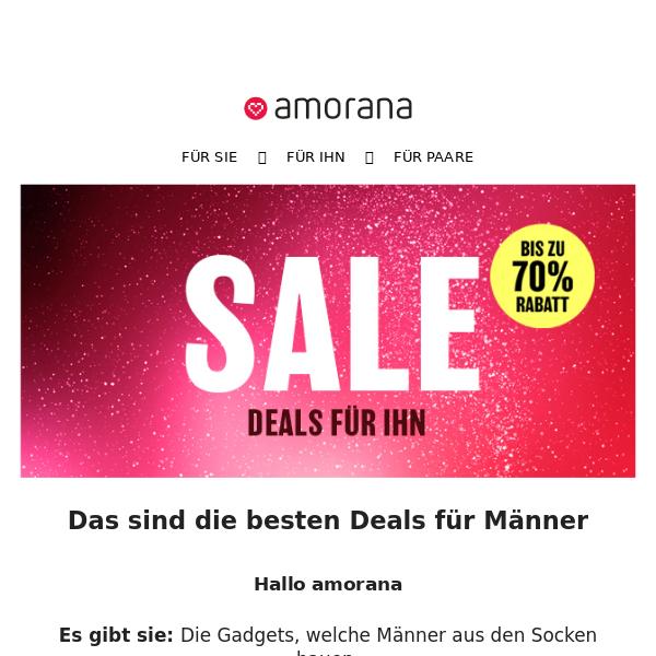 HOT SALE – die Top Deals für Männer