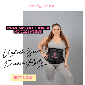 Our Best Selling Waist Trainer is 50% OFF 🎉