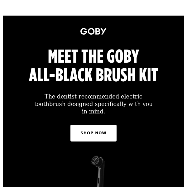 Meet The Goby All-Black Brush Kit