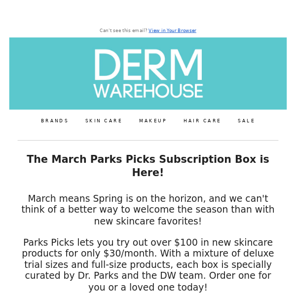 Spring Is In The Air With March's Parks Picks Subscription Box!