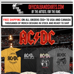 AC/DC Fans: Limited Time Sale Inside 🔥