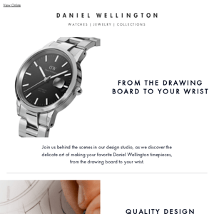 From the drawing board to your wrist