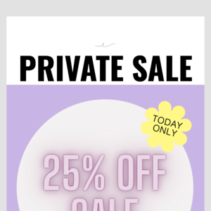 PRIVATE SALE ‼️ [Today Only]