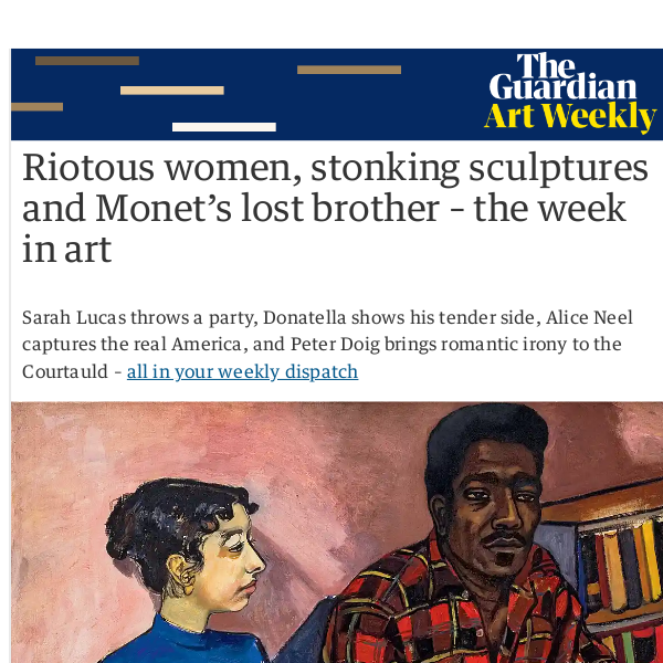 Art Weekly: Riotous women, stonking sculptures and Monet’s lost brother – the week in art