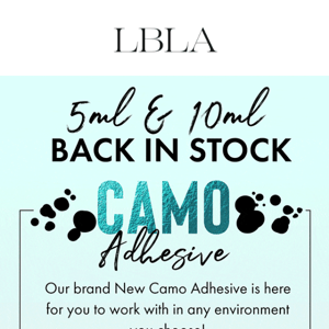 The Wait is over - 5ml Camo Adhesive is Back in Stock