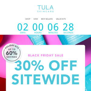 PssstTula…have you saved 30% yet?