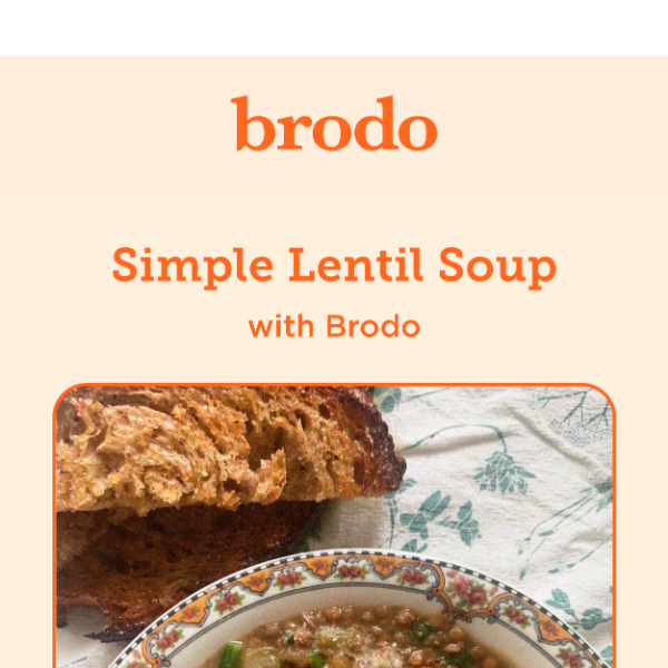 Simple Lentil Soup Recipe