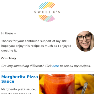 Margherita Pizza Sauce