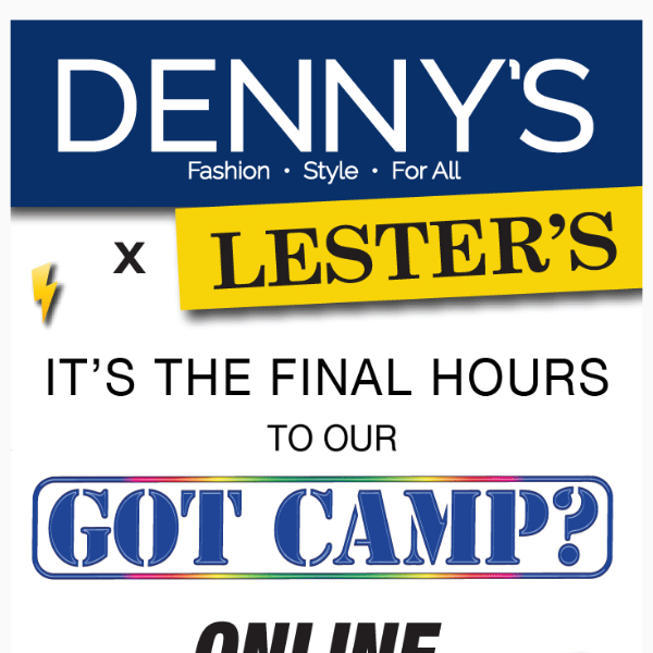 Final Hours ⚡Camp Online Flash Sale ⚡