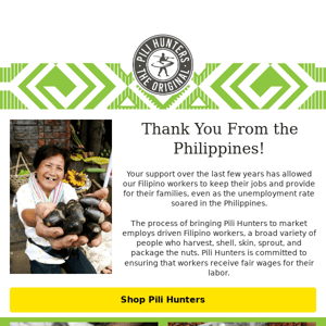 Thank YOU! Your purchases have made a difference!