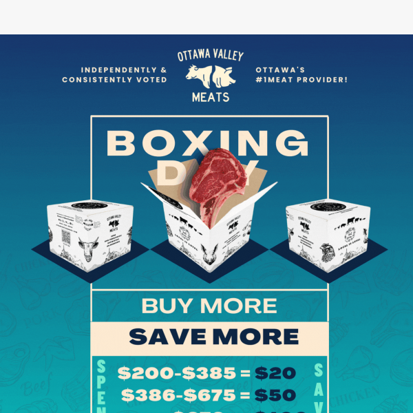 Boxing Day Sale- Save On Groceries!🥩