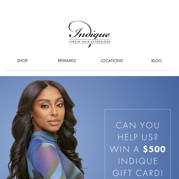 🔵 Reminder: Win a $500 Indique Gift Card!