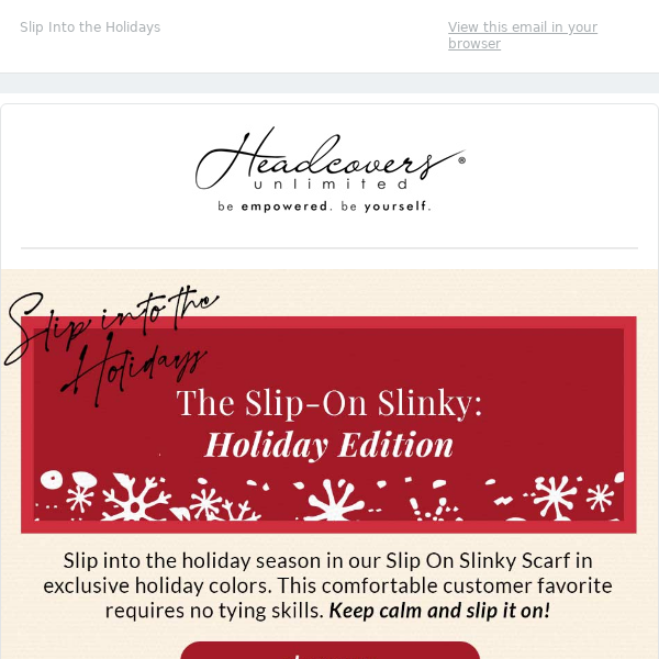 Holiday Slinkies! ☃️ Slip into the Season