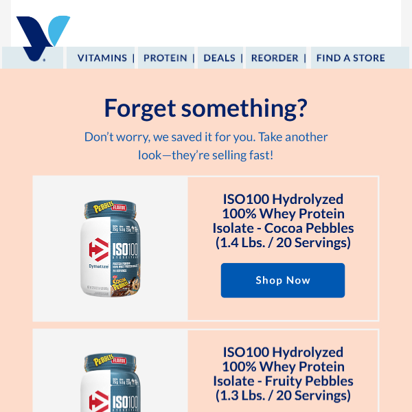 The Vitamin Shoppe, want another look?