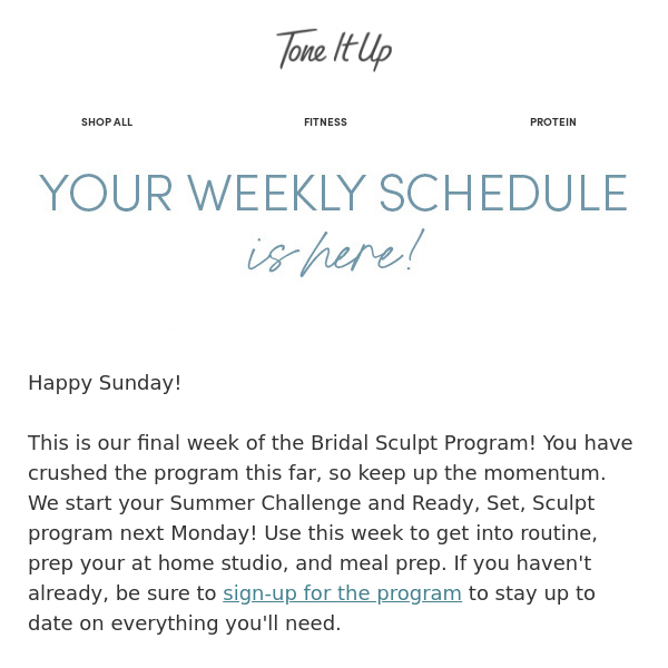 It's Week 4 of Bridal Sculpt! 💪✨💍