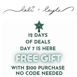 FREE GIFT WITH PURCHASE 🎁 Today Only!