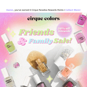 FRIENDS & FAMILY SALE: 20% OFF SITEWIDE! 👯‍♀️💸