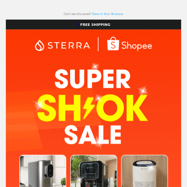 The Super Shiok Sale starts NOW! 💧