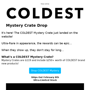 COLDEST Mystery Crate DROP⚡