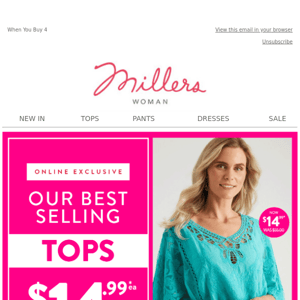 Katies, Your Favourite Embroidered Tops NOW $14.99!