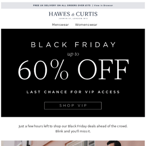 BLACK FRIDAY VIP ACCESS | Last Chance