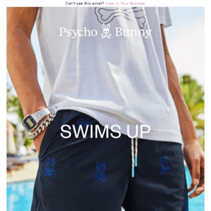 Dive into summer with swim shorts.