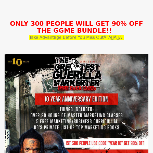 GGME BUNDLE 90% OFF!