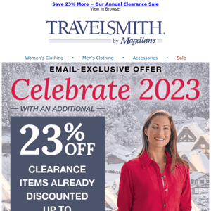 Save More NOW ~ Clearance ~ 23% Extra Savings!