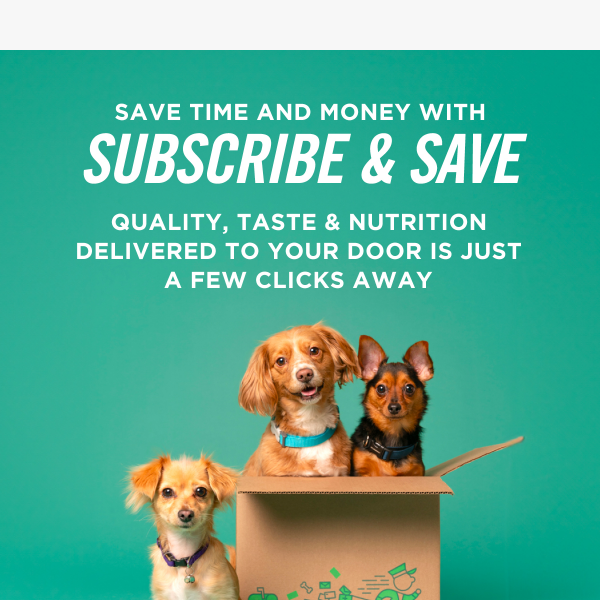 Never Run Out Of Food With Subscribe & Save!
