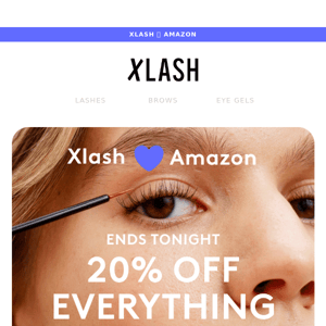 LAST CHANCE: 20% off everything on Amazon