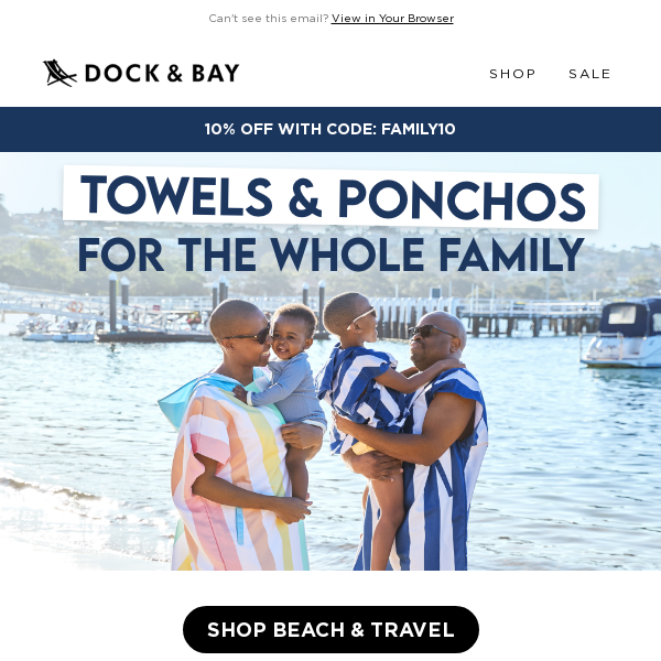 10% off towels for you AND mini-you