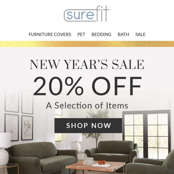 Give Your Home a Fresh Look For The New Year! - Sure Fit