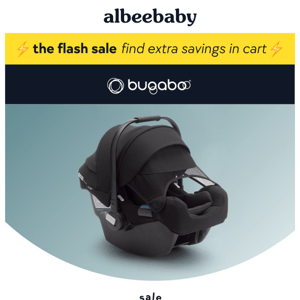 $100 OFF Bugaboo Car Seat + ⚡️The Flash Sale⚡️ 