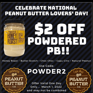 Celebrate National Peanut Butter Lovers' Day