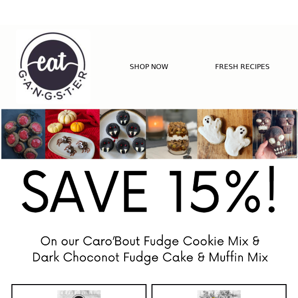 Boo Bake-Off & Save 15% on all Choconot!