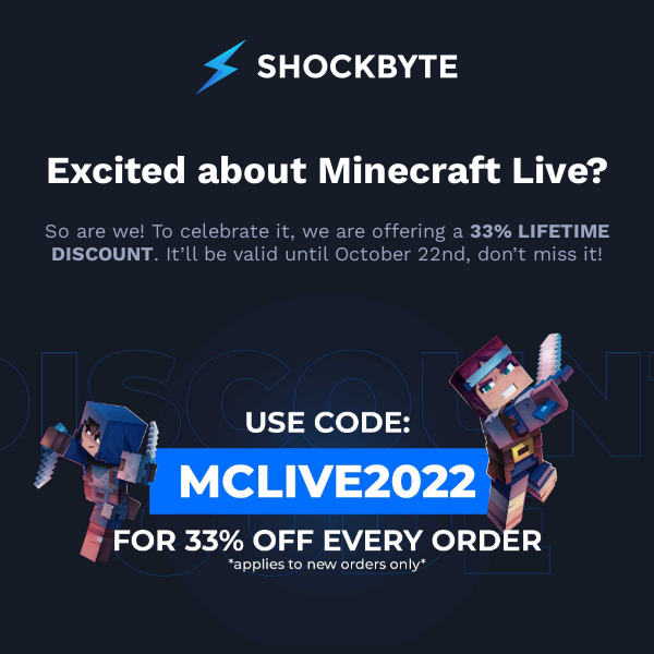Minecraft Live 2022 + 33% Lifetime Discount! 💸