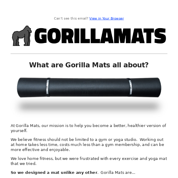 The Gorilla Mats Story 🦍 - Gorilla Mats