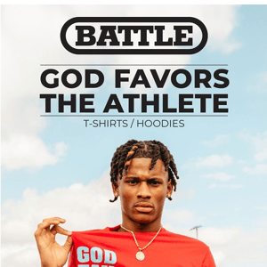 NEW God Favors the Athlete hoodies & tees