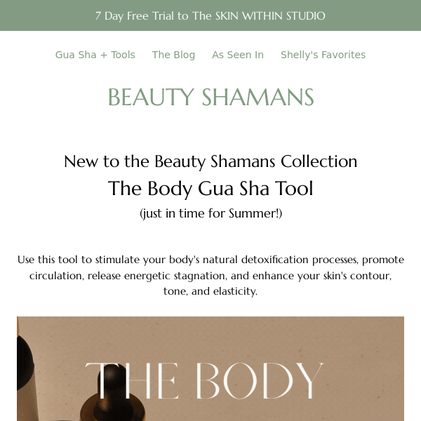 The Body Gua Sha Tool is here!