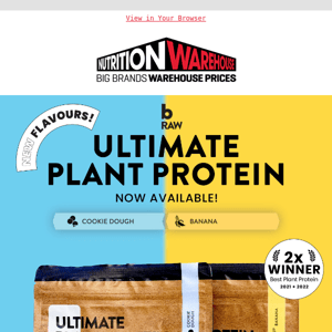 Ultimate Plant Protein 🤩 NEW Mouth-Watering Flavours!