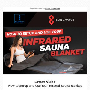 New Video! IR Sauna Blanket Review