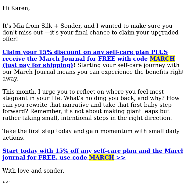 Last chance! Gain Momentum with 15% Off + a FREE March Journal!