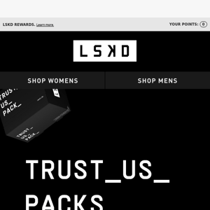 Trust Us Packs are LIVE 🚨