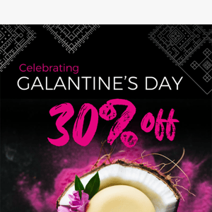 30% OFF Valentine's Day Sale