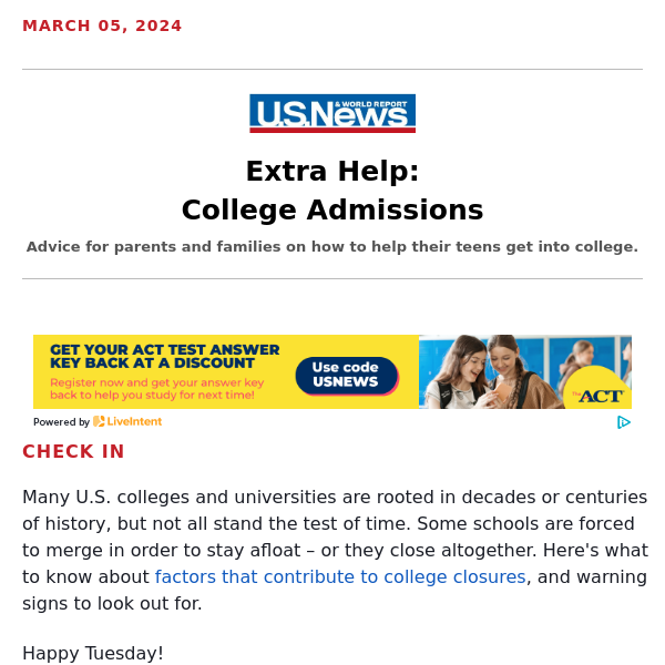 Here’s Why Colleges Close