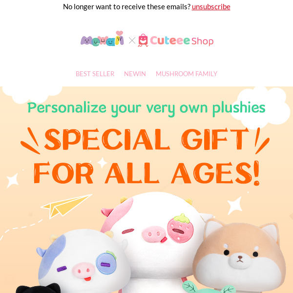 🌞🌞Personalize your very own plushies