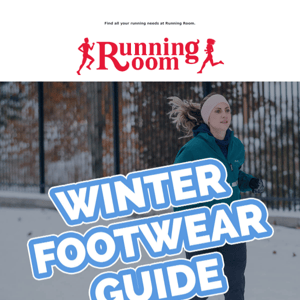 Tackle Winter Running, Shop Our Winter Footwear Guide!