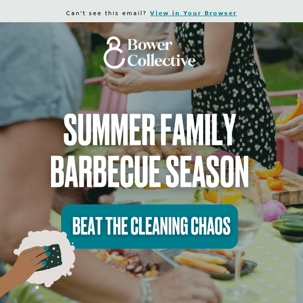 Family barbecue season | Beat the cleaning chaos!