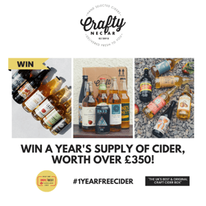 Win a Free Years Supply of Cider